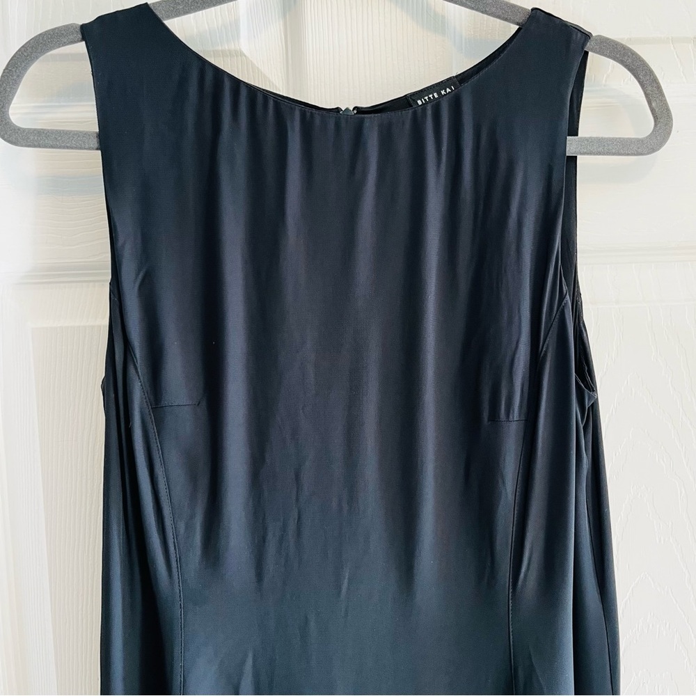 Bitte Kai Rand Black White Split Skirt Sleeveless Maxi Dress EU 36/38 US S/M - Picture 8 of 12